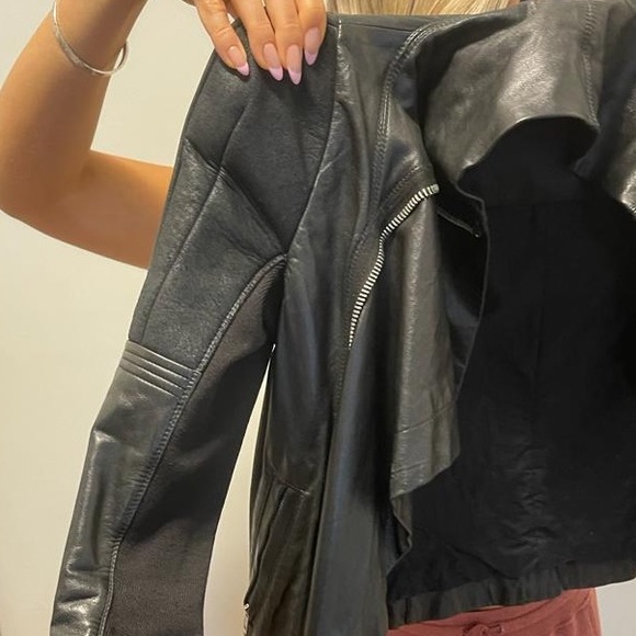 Rick Owens special edition black leather lambskin jacket - Picture 8 of 16